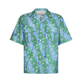 Marni Short-Sleeve Bowling Shirt "Sea Foam"