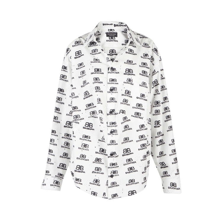 Balenciaga Oversized Shirt "White/Black"