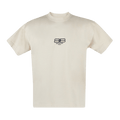 Balenciaga BB Center Logo Tee "Beige/Black"