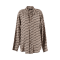 Balenciaga Monogram Shirt "Beige/Brown"