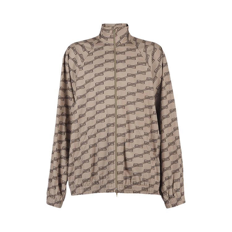 Balenciaga BB Monogram Tracksuit Jacket "Beige/Brown"
