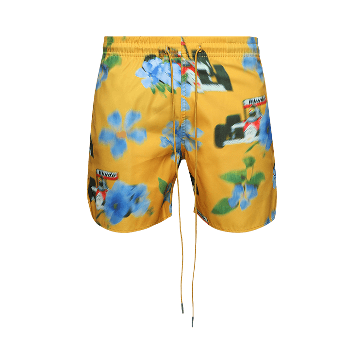 Rhude Loix Swim Trunks "Yellow/Multicolor"
