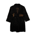 Vlone Logo Terry Bathrobe "Black"