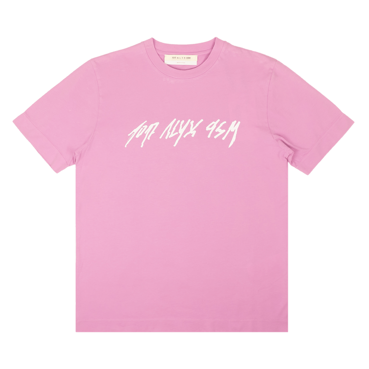 1017 ALYX 9SM Script Logo Short-Sleeve T-Shirt "Pink"