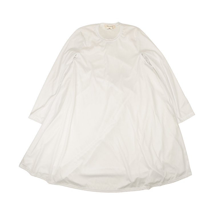 Comme des Garçons Draped Longline Tunic T-Shirt "White"