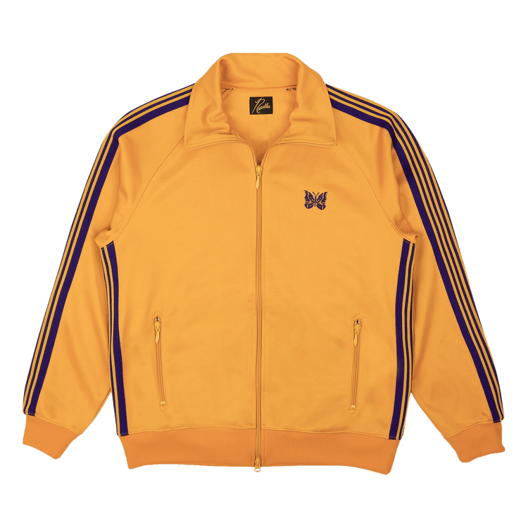 Needles Smooth Zip Up Logo Track Jacket "Orange"