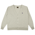 Needles V Neck Buttoned Cardigan Sweater "Heather Grey"