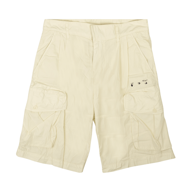 Off-White Logo Utility Shorts "White"