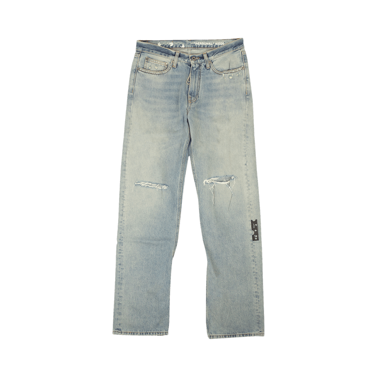 Off-White Diag Broken Jeans "Blue"