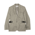 Off-White Unfinished Single Blazer "Grey"