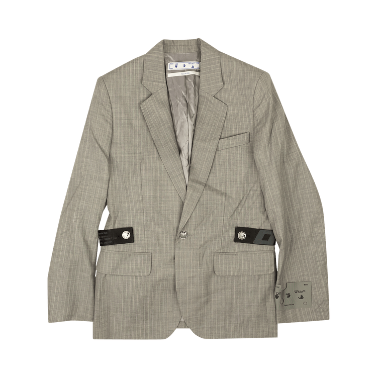 Off-White Unfinished Single Blazer "Grey"