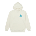 Palace Reacto Tri-Ferg Hood "White"