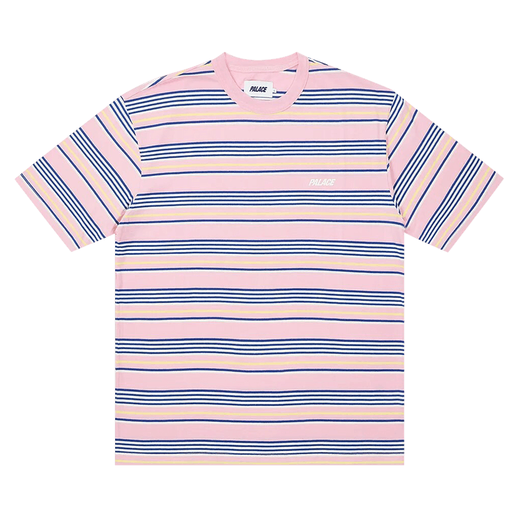Palace Stripe T-Shirt "Pink"