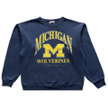 Vintage 90s University Of Michigan Sweatshirt "Navy"