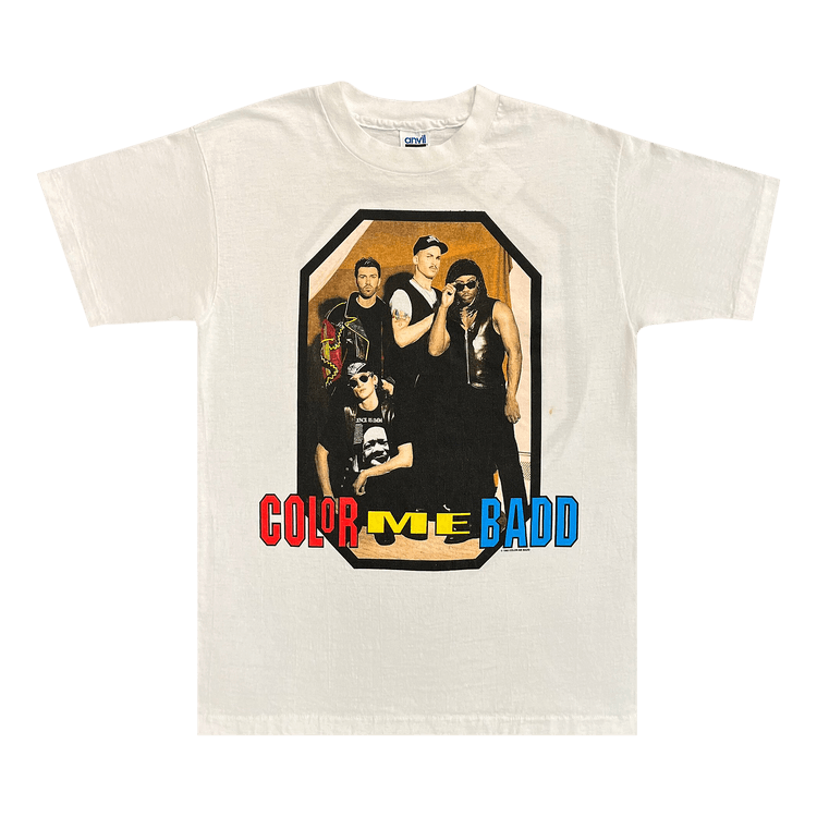Vintage 1992 Color Me Badd Tee "White"