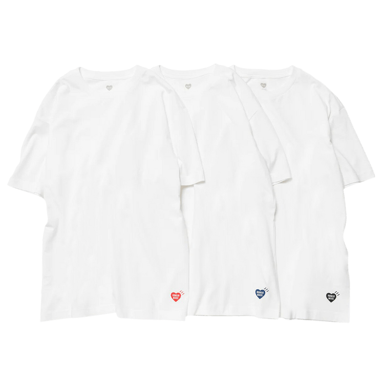 Human Made 3-Pack T-Shirt Set "White"
