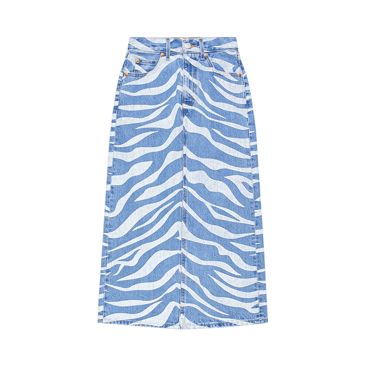CLOT x Levi"s 70s High Midi Skirt "Blue'