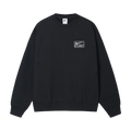 Stussy x Nike Acid Wash Fleece Crew "Black"