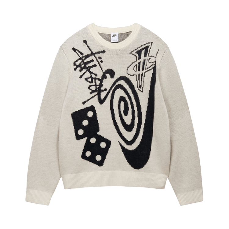 Stussy x Nike Icon Knit Sweater "Natural"