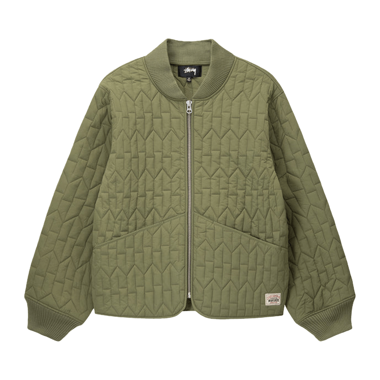 Stussy S Quilted Liner Jacket "Olive"
