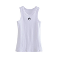 Marine Serre Organic Fitted Tank "White"