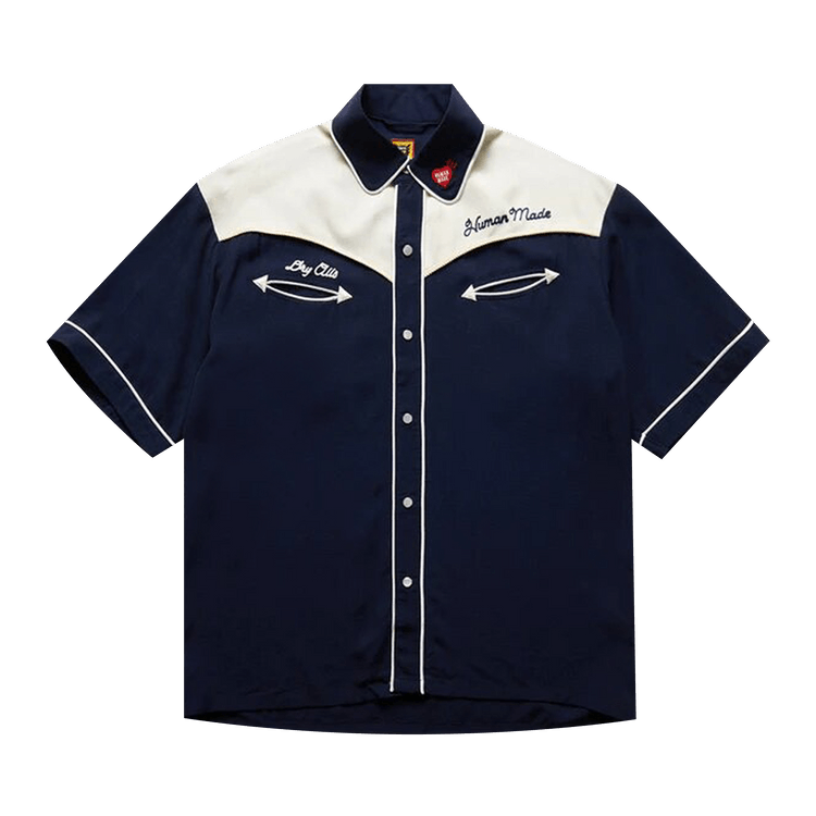 Human Made Western Short-Sleeve Shirt "Navy"