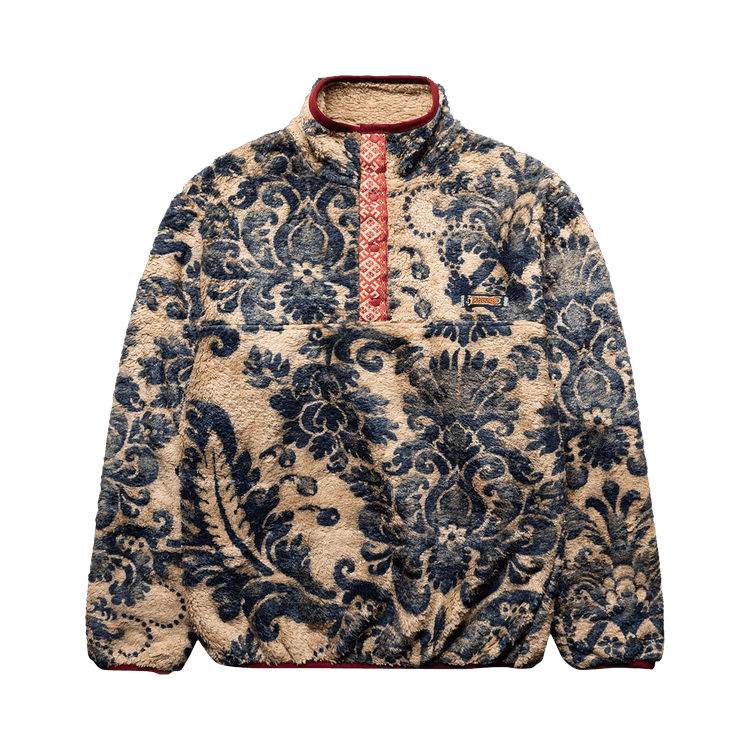 Kapital Damask Fleece Pullover "Beige"