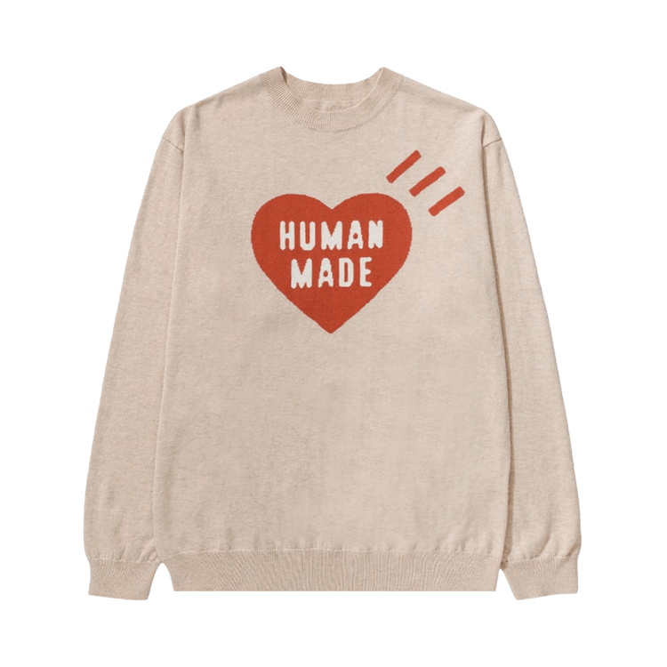 Human Made Heart Knit "Beige"