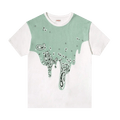 Kapital 20/-Jersey Crew Tee (Pale-Tone Torotoro Bandana) "Mint"