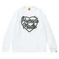 Human Made Heart Long-Sleeve Tee "White"