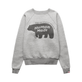 Human Made Raglan Crewneck Sweatshirt "Grey"