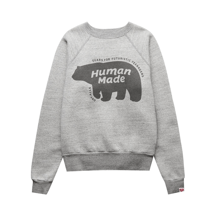 Human Made Raglan Crewneck Sweatshirt "Grey"