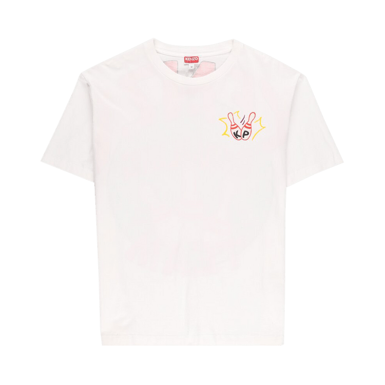 Kenzo Bowling Team Oversize T-Shirt "Off White"