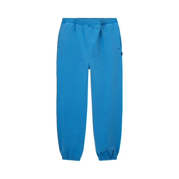 Stussy Pigment Dyed Fleece Pant "Blue"