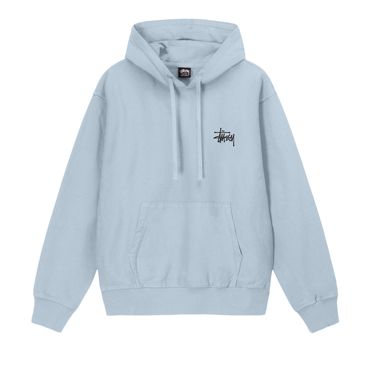 Stussy Basic Pigment Dyed Hoodie "Sky Blue"