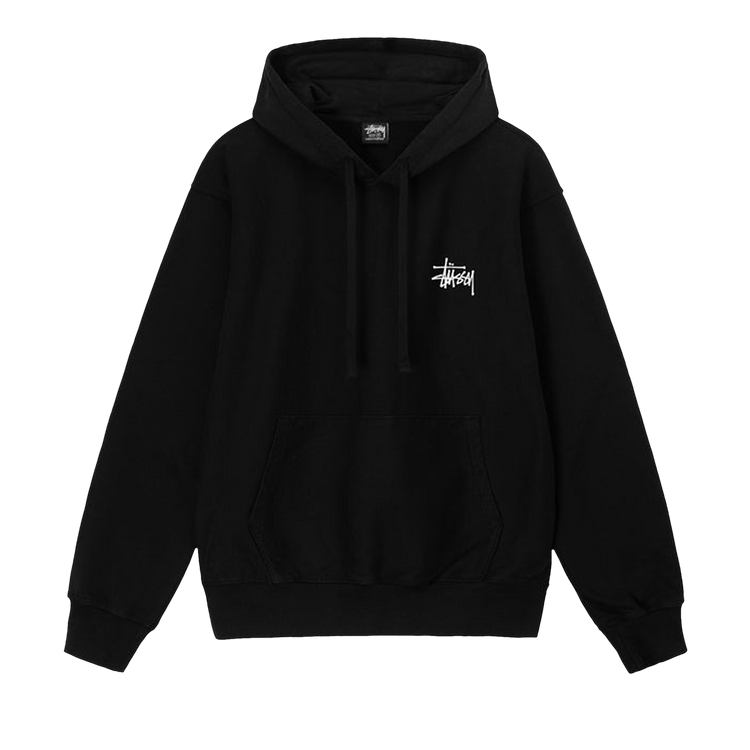 Stussy Basic Pigment Dyed Hoodie "Black"