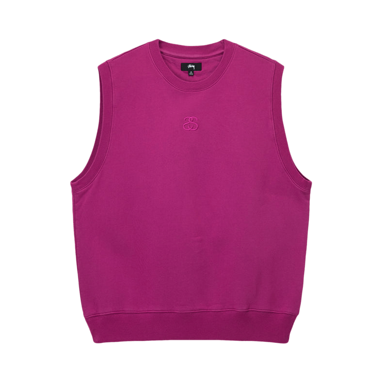 Stussy Ss-Link Fleece Vest "Magenta"