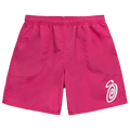 Stussy Curly S Water Short "Fucshia"