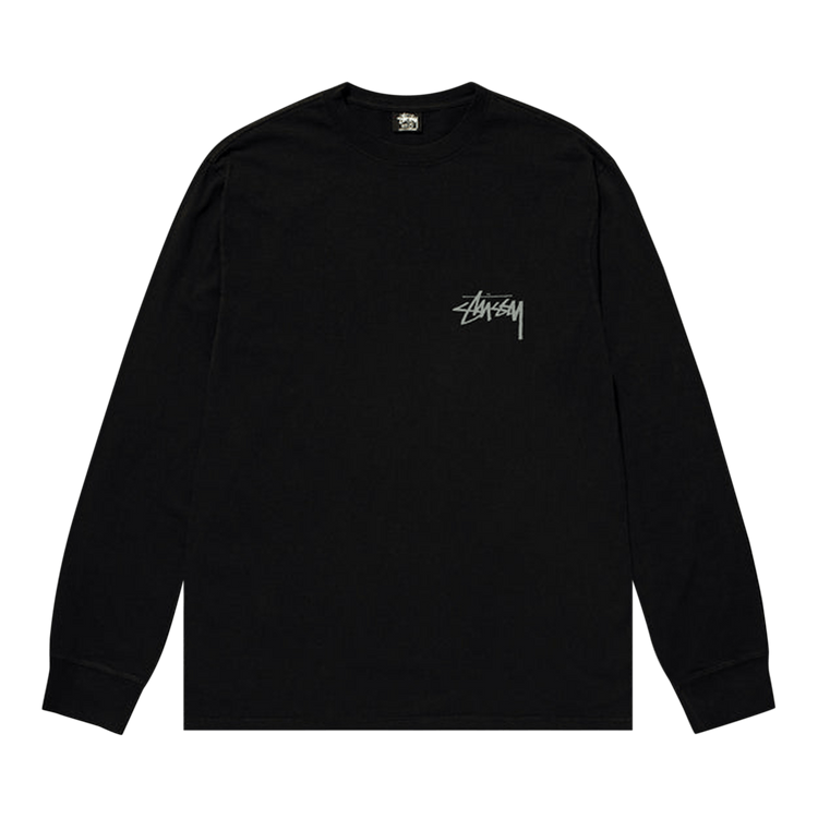 Stussy Landin Long-Sleeve Tee "Black"