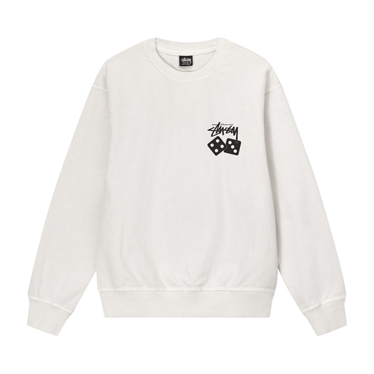Stussy Dice Pigment Dyed Crew "Natural"