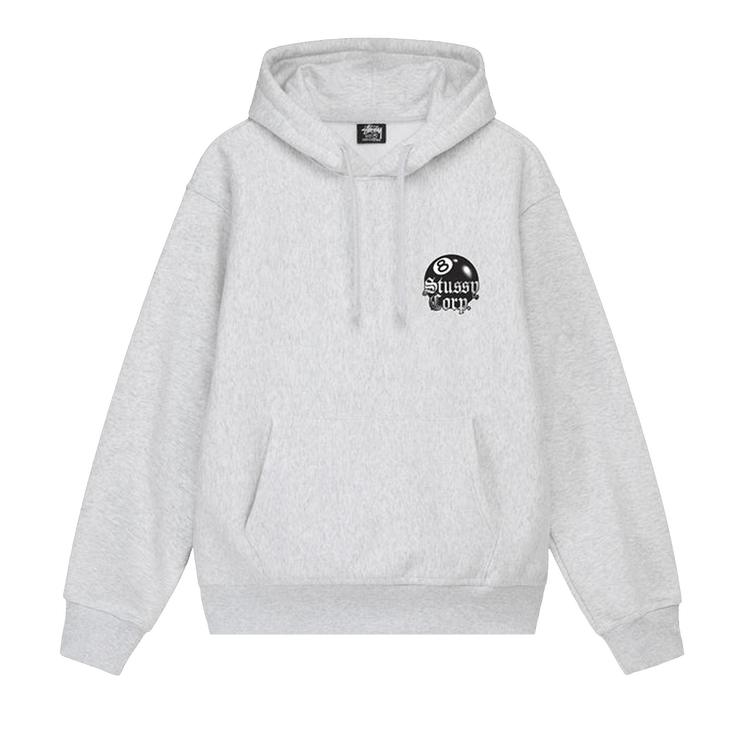 Stussy 8 Ball Corp. Hoodie "Ash Heather"