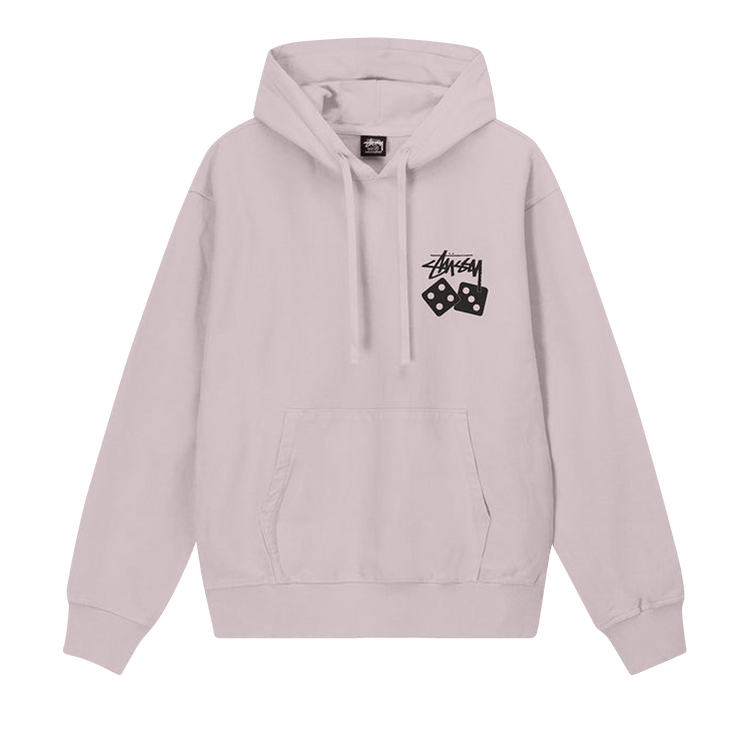 Stussy Dice Pigment Dyed Hoodie "Blush"