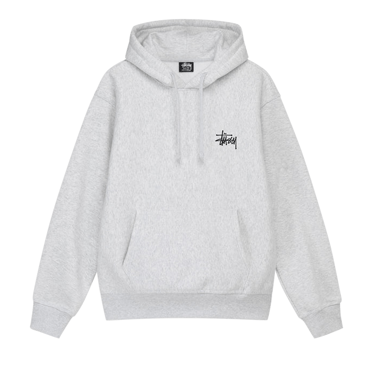 Stussy Basic Hoodie "Ash Heather"