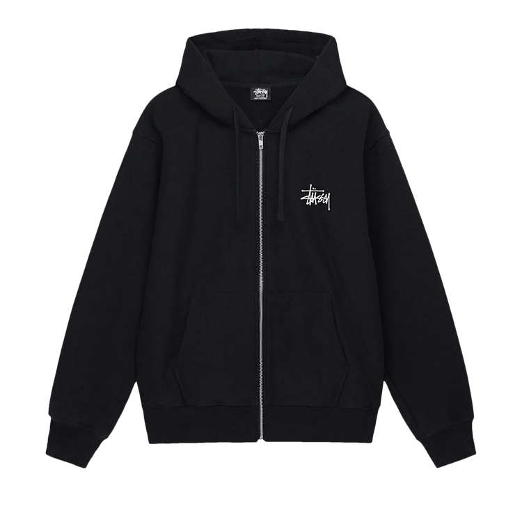 Stussy Basic Zip Hoodie "Black"