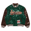 Supreme x Mitchell & Ness Sequin Varsity Jacket "Green"