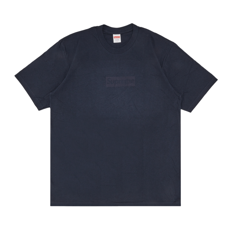 Supreme Tonal Box Logo Tee "Navy"