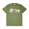 Supreme Watercolor Tee "Light Olive"