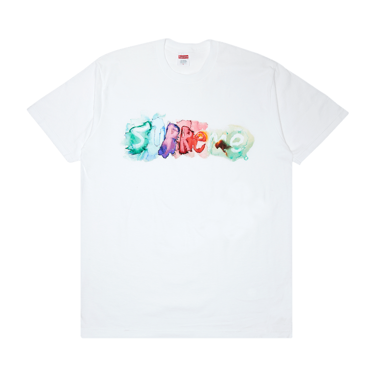 Supreme Watercolor Tee "White"