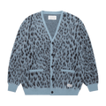 Wacko Maria Leopard Mohair Cardigan (Type-1) "Blue"