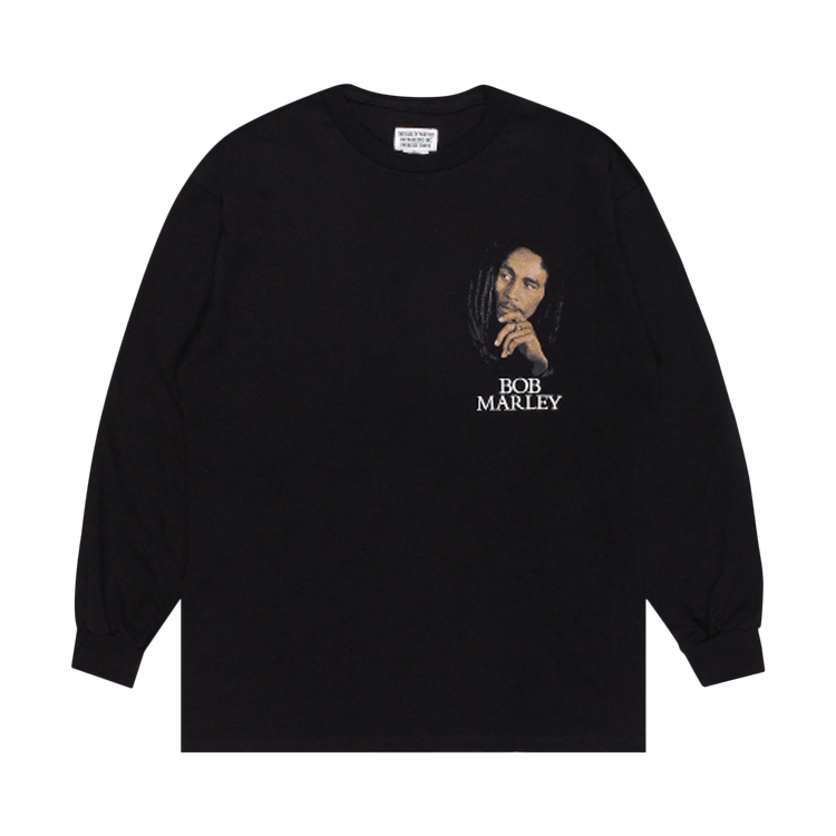 Wacko Maria x Bob Marley Crewneck Long-Sleeve T-Shirt "Black"